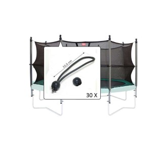 Importator unic BERG in Romania-Set elastice prindere plasa de siguranta (30 buc.)