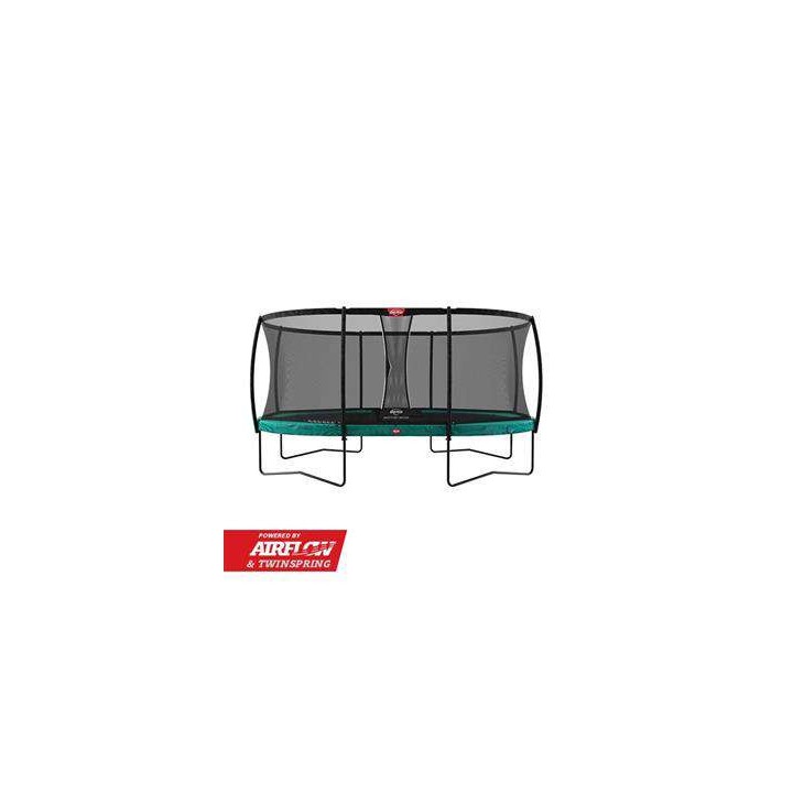 Trambulina Berg Grand Champion Regular Verde cu Plasa Deluxe 470 x 350