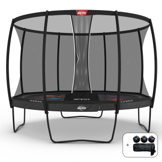 Trambulina Berg Elite Regular GRI Levels cu plasa Deluxe 430