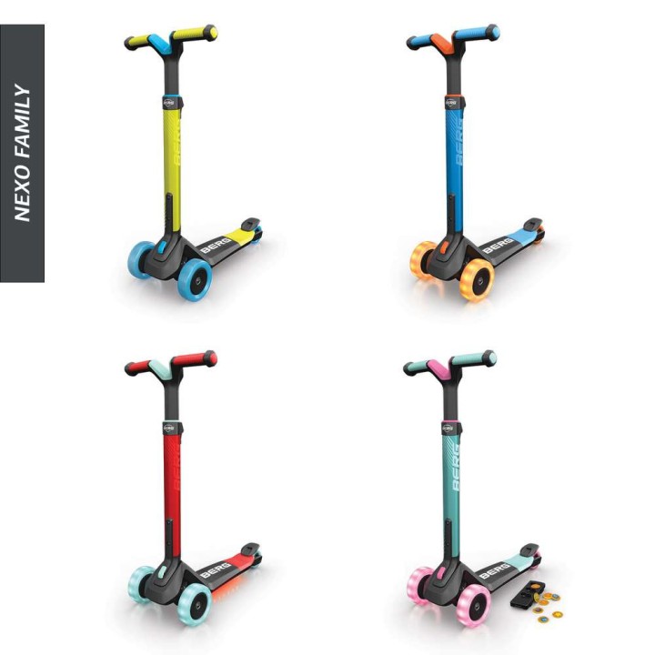 Trotineta BERG Nexo Mint Pliabila cu Lumini